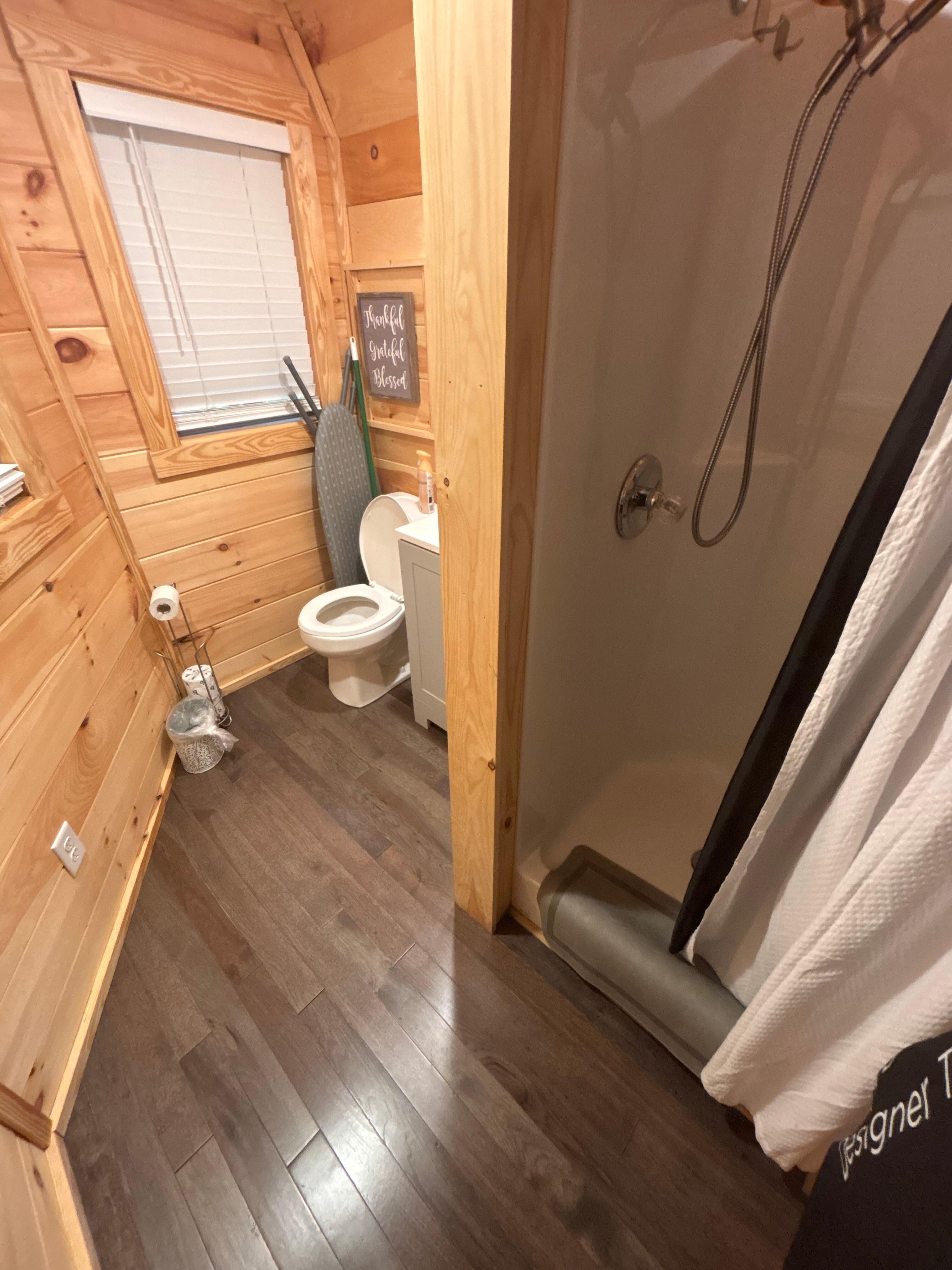 Bathroom, hot water was perfect!