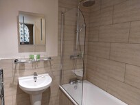 Elegant bathroom with fantastic shower