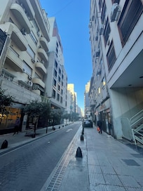 Rua proxima ao hotel