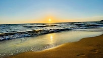 Sonnenuntergang am Strand
