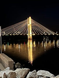 Bridge over Mississippi from Burlington to Illinois