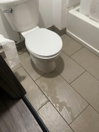 Leak at base of toilet