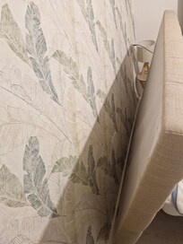 Broken headboards not secured to bed or wall