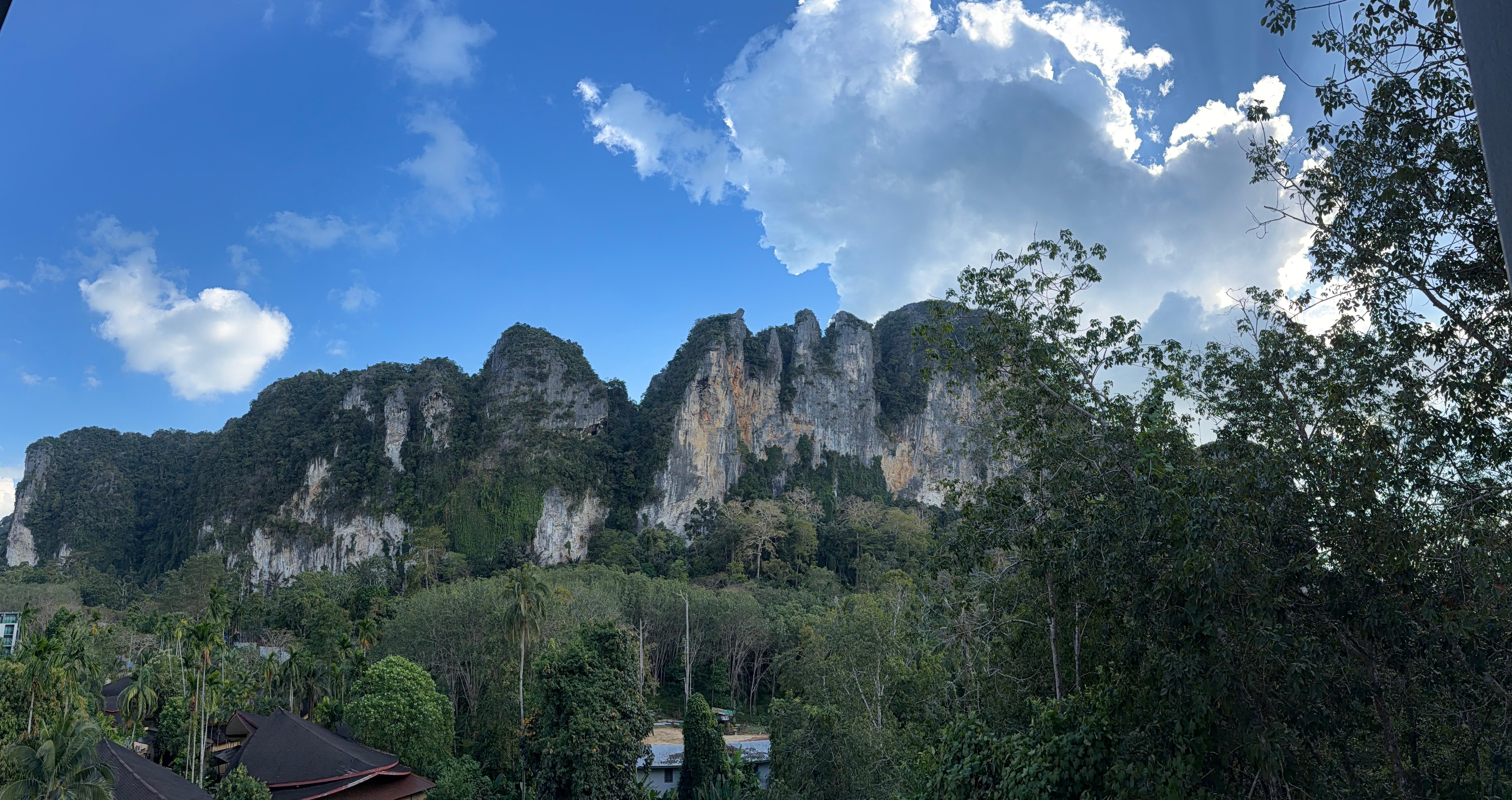 View from room balcony. Sunset was amazing. 
