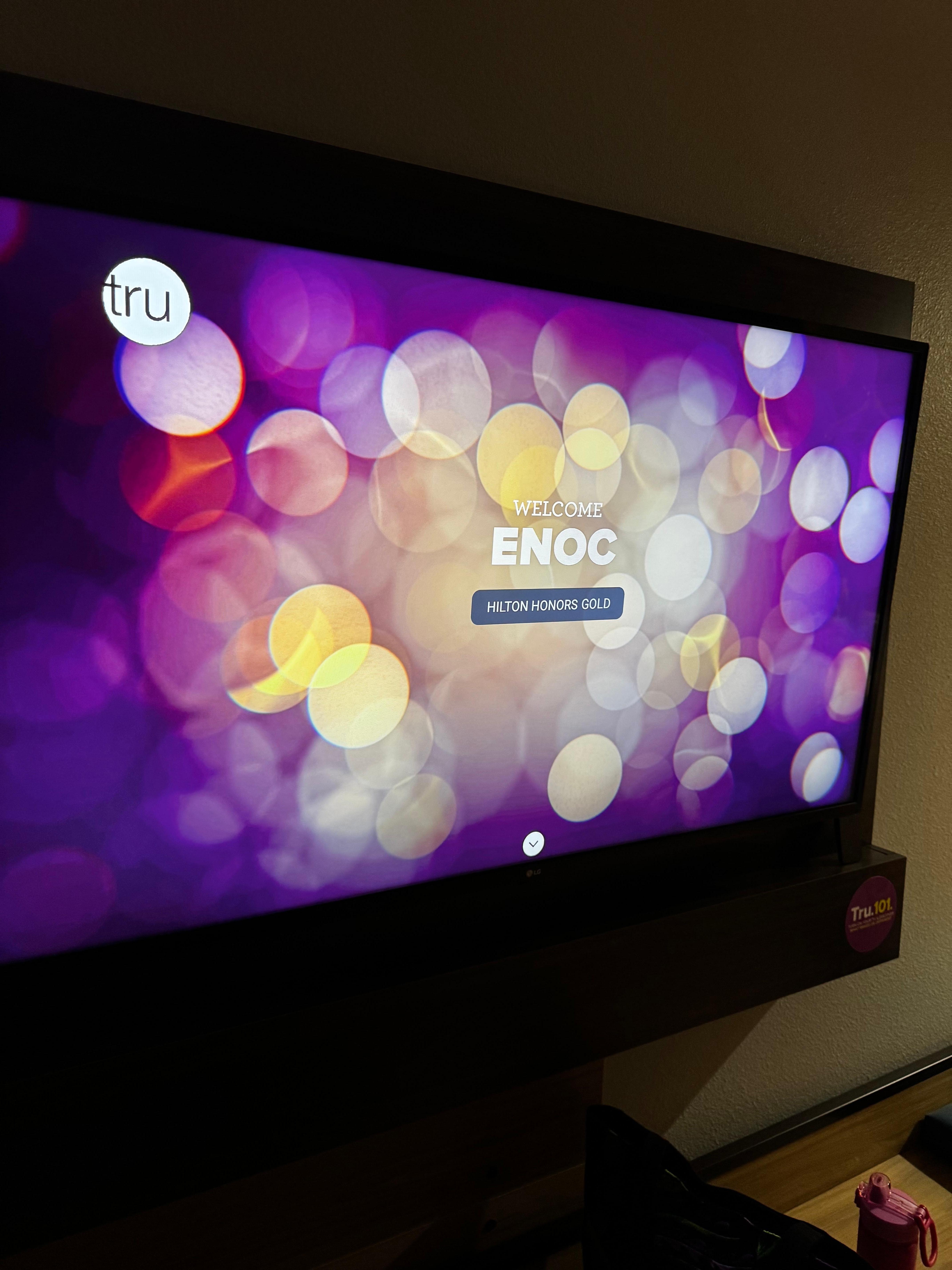 I liked that they added a personable touch by including my name and HiltonHonors tier.