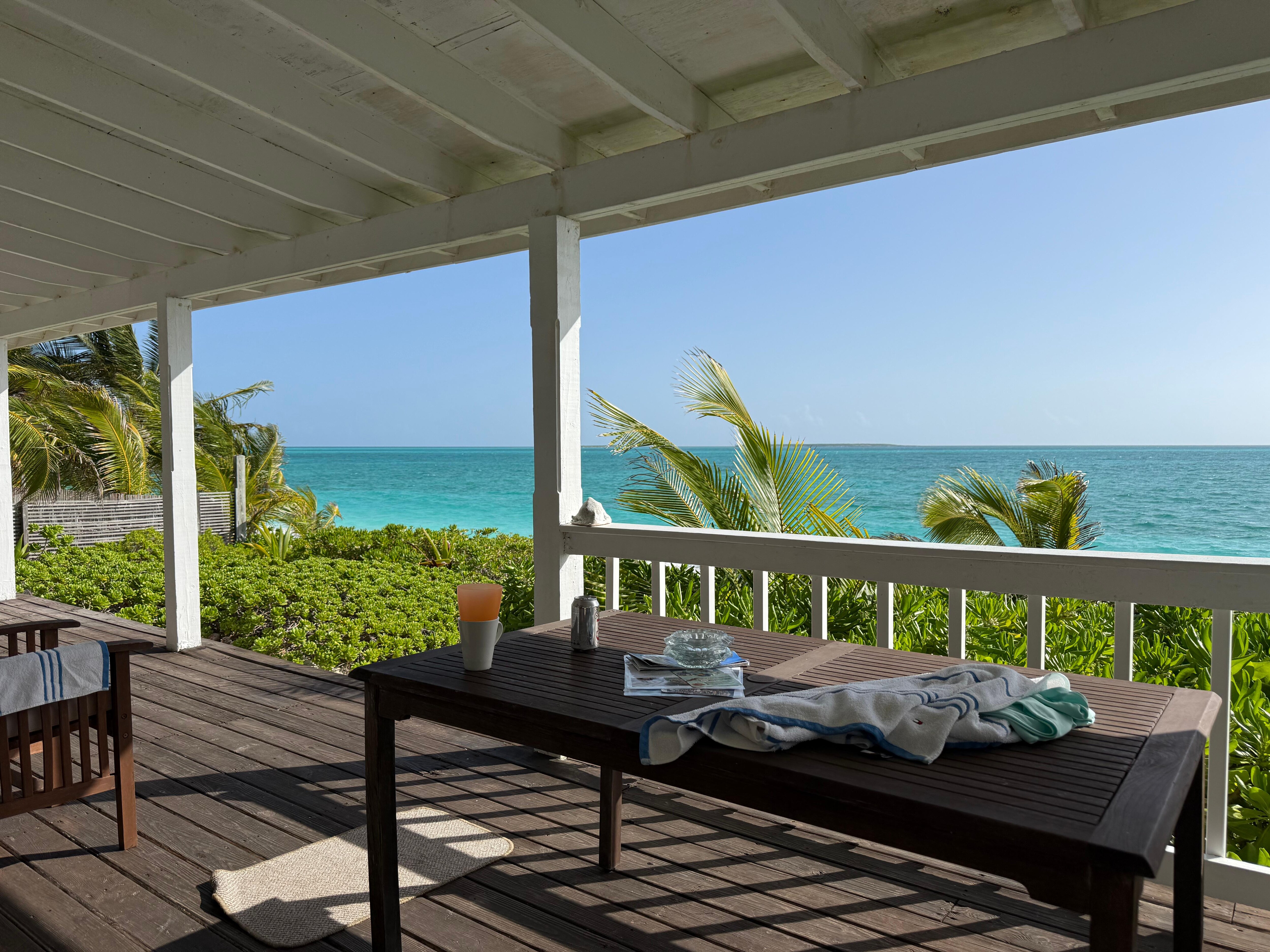 The view from the deck