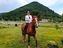 Horse riding near by