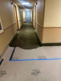 Third floor going right towards our room