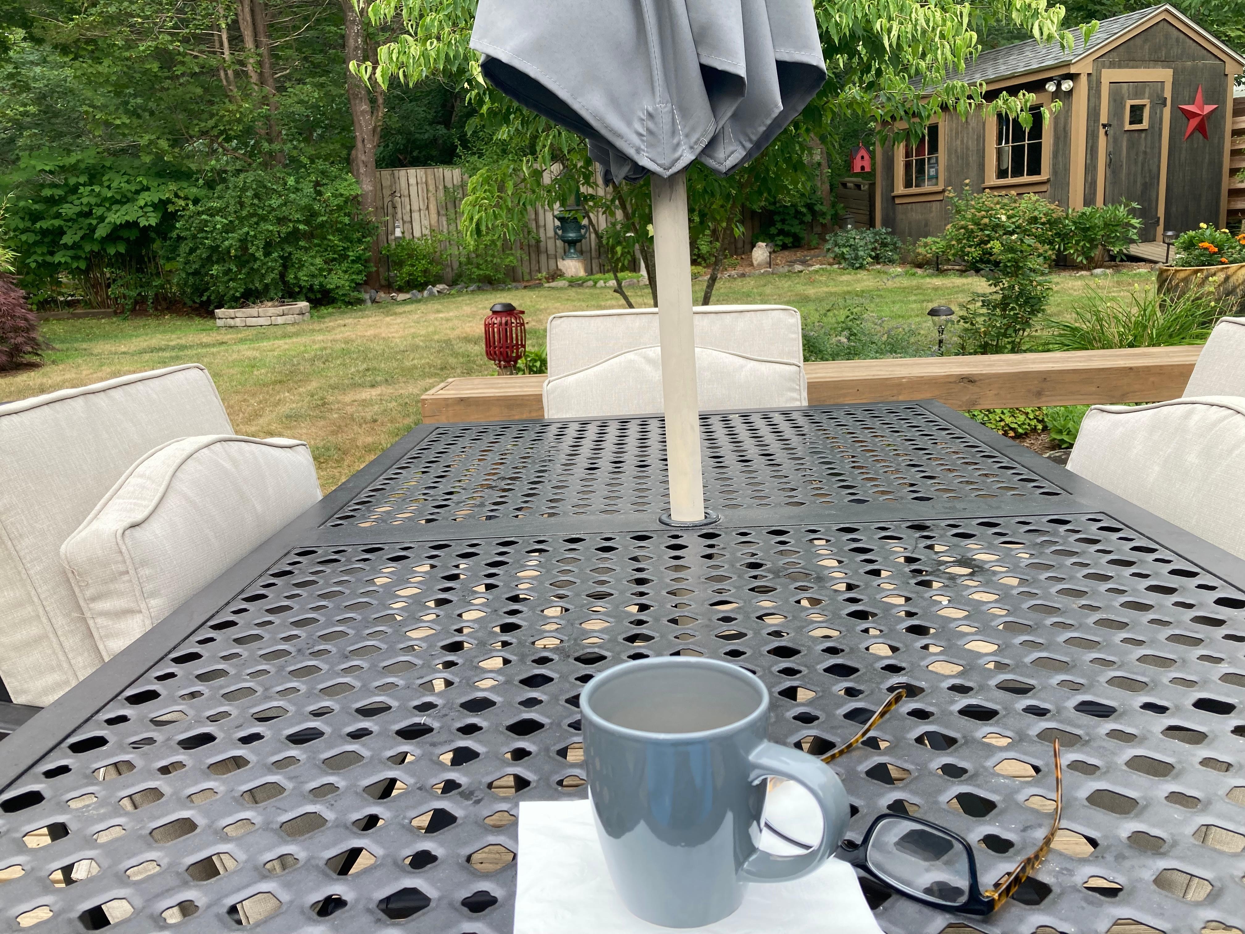 Morning coffee on the Patio/Deck