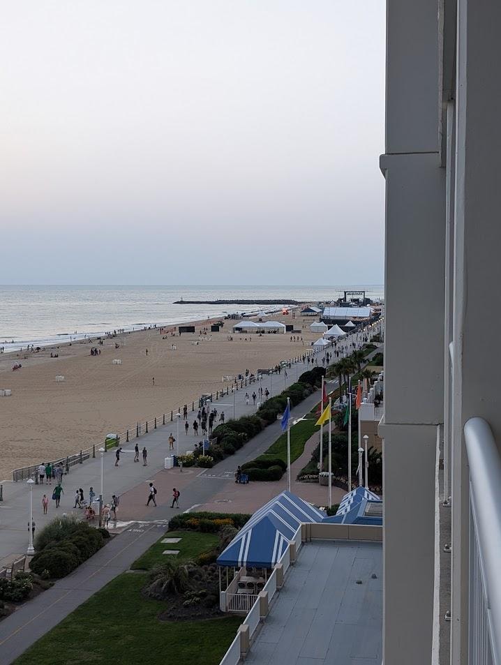 View from our balcony on 6th floor