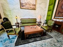 Hotel sitting area
