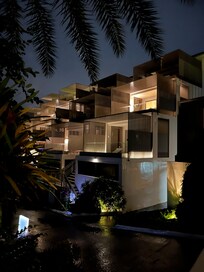 Iltanäkymä huoneista