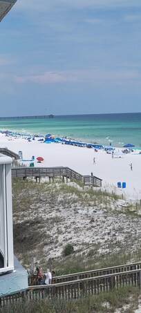 The pier from our balcony