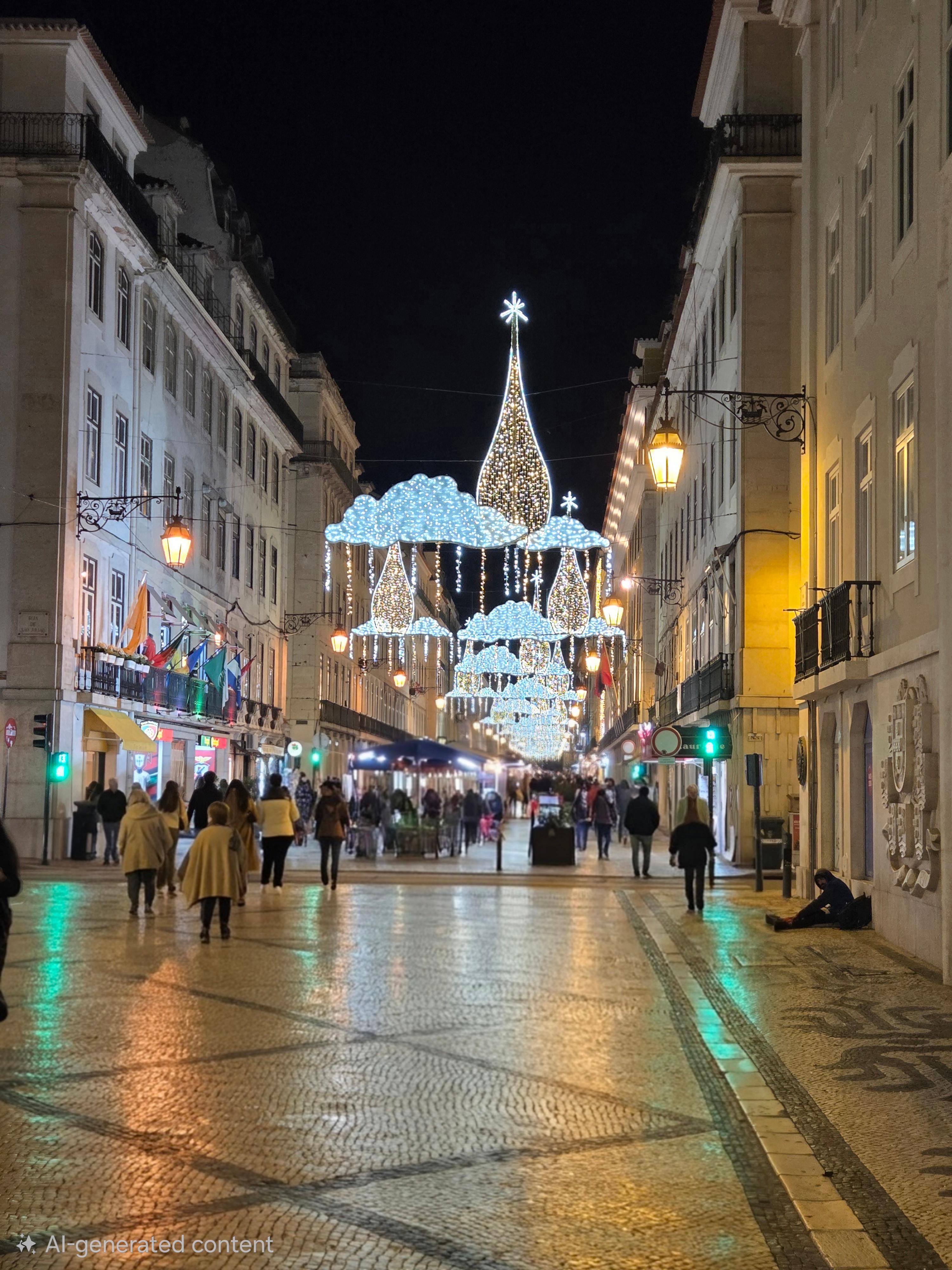  Christmas lights ✨️ in Lisbon 