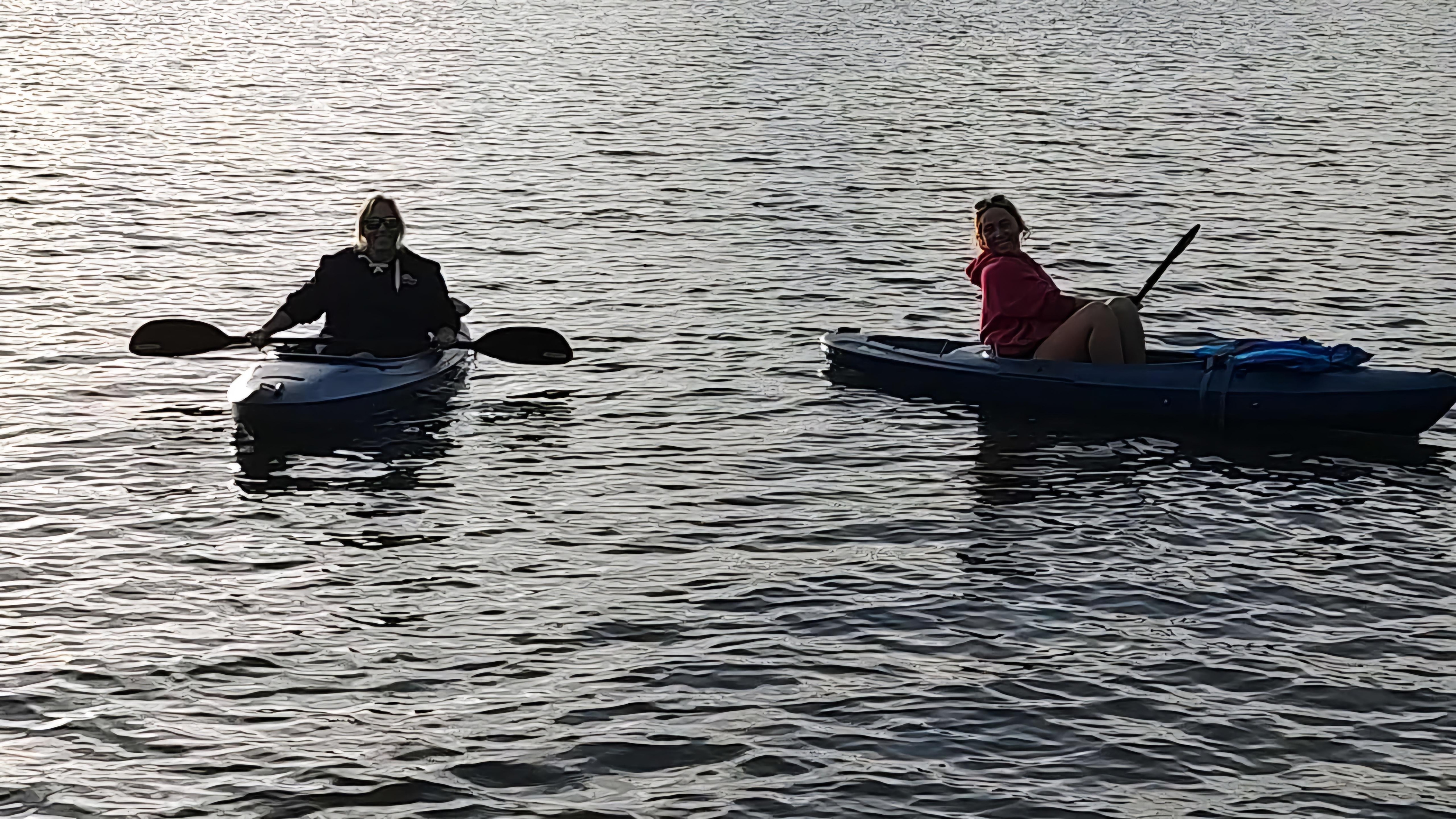 Kayaks provided were a lot of fun