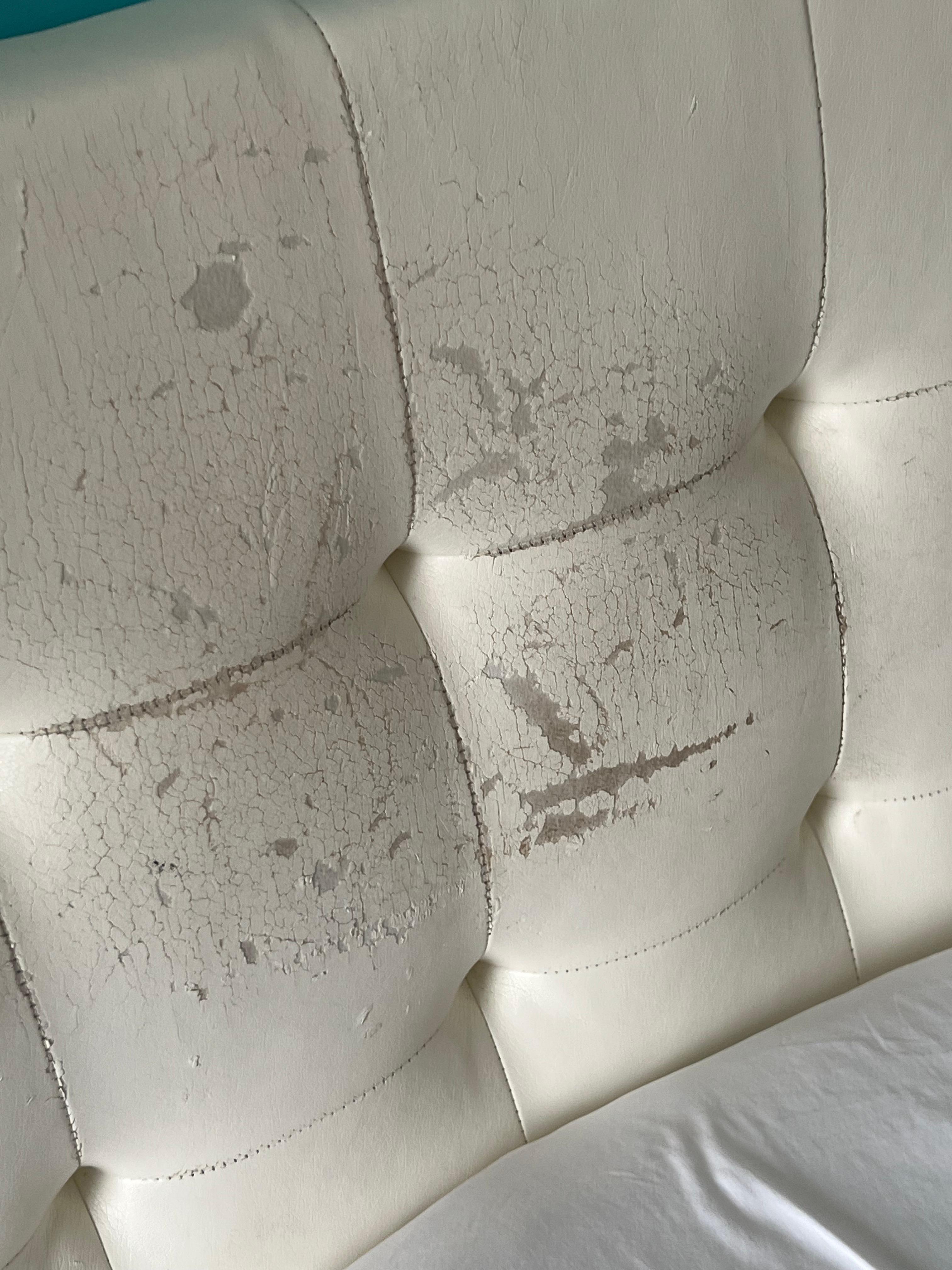 Headboard has seen better days
