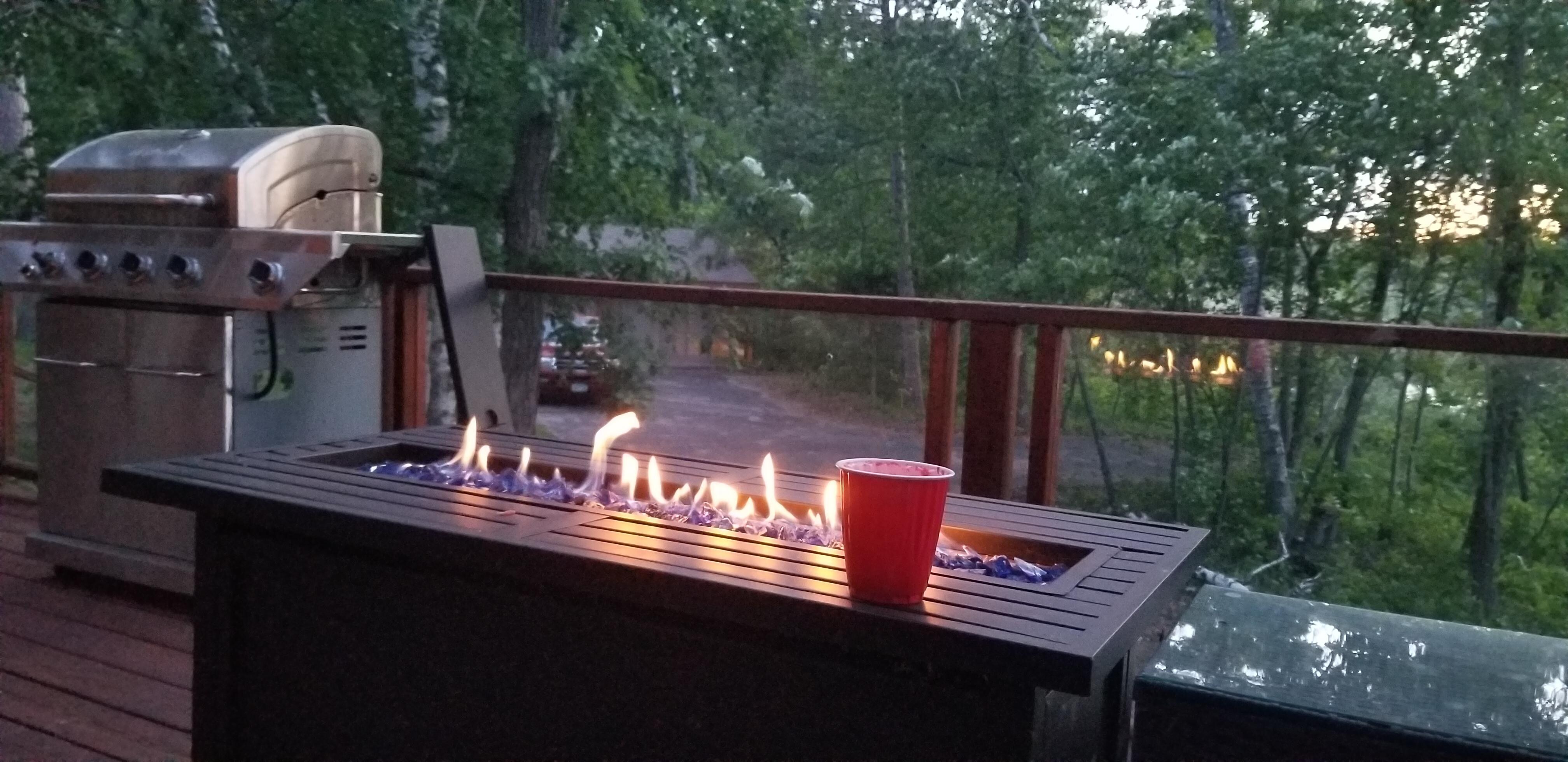 Private back porch