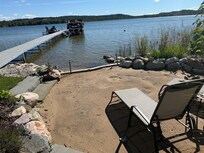 Amazing fire pit near the water