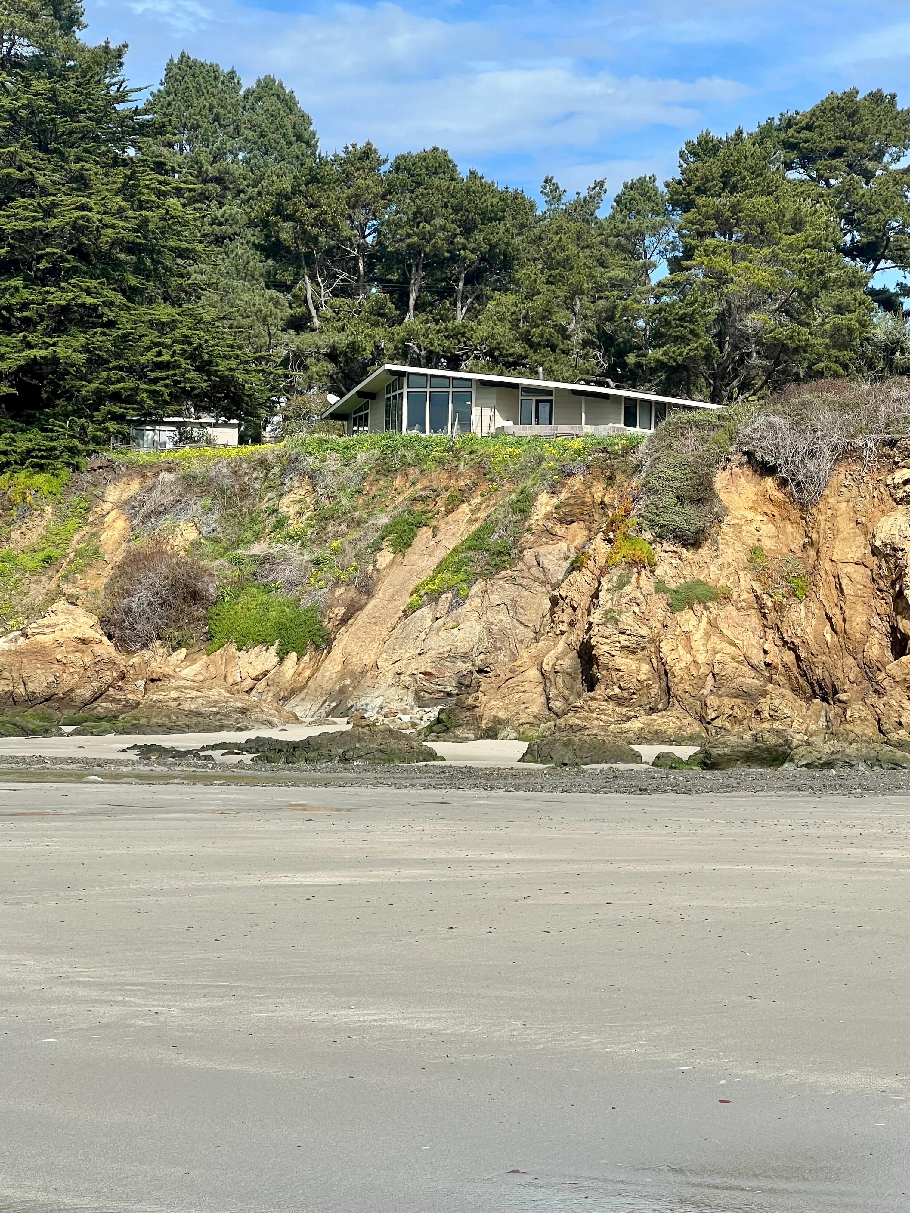 View of house from the beach