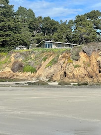 View of house from the beach