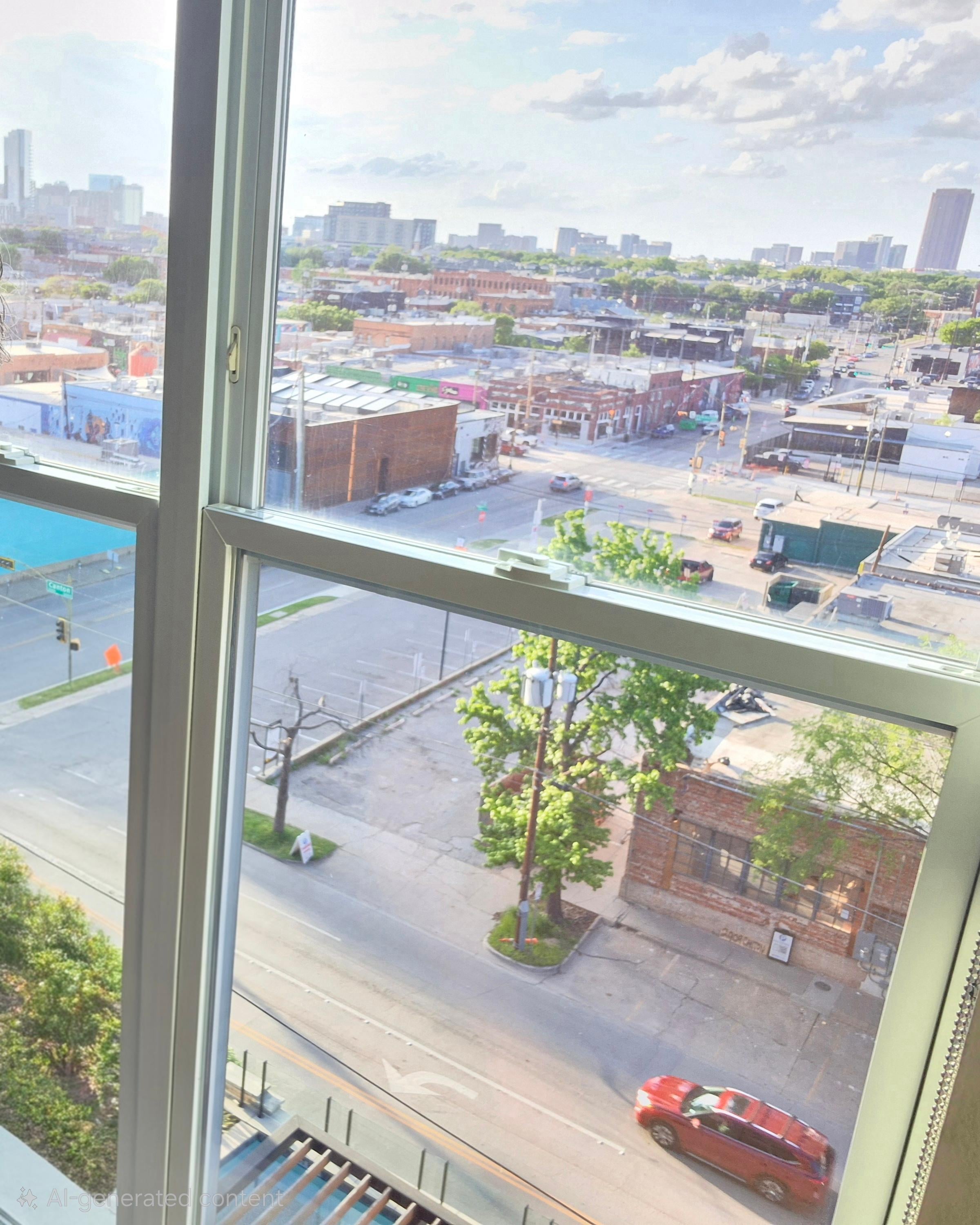 Apartment view of Deep Ellum 