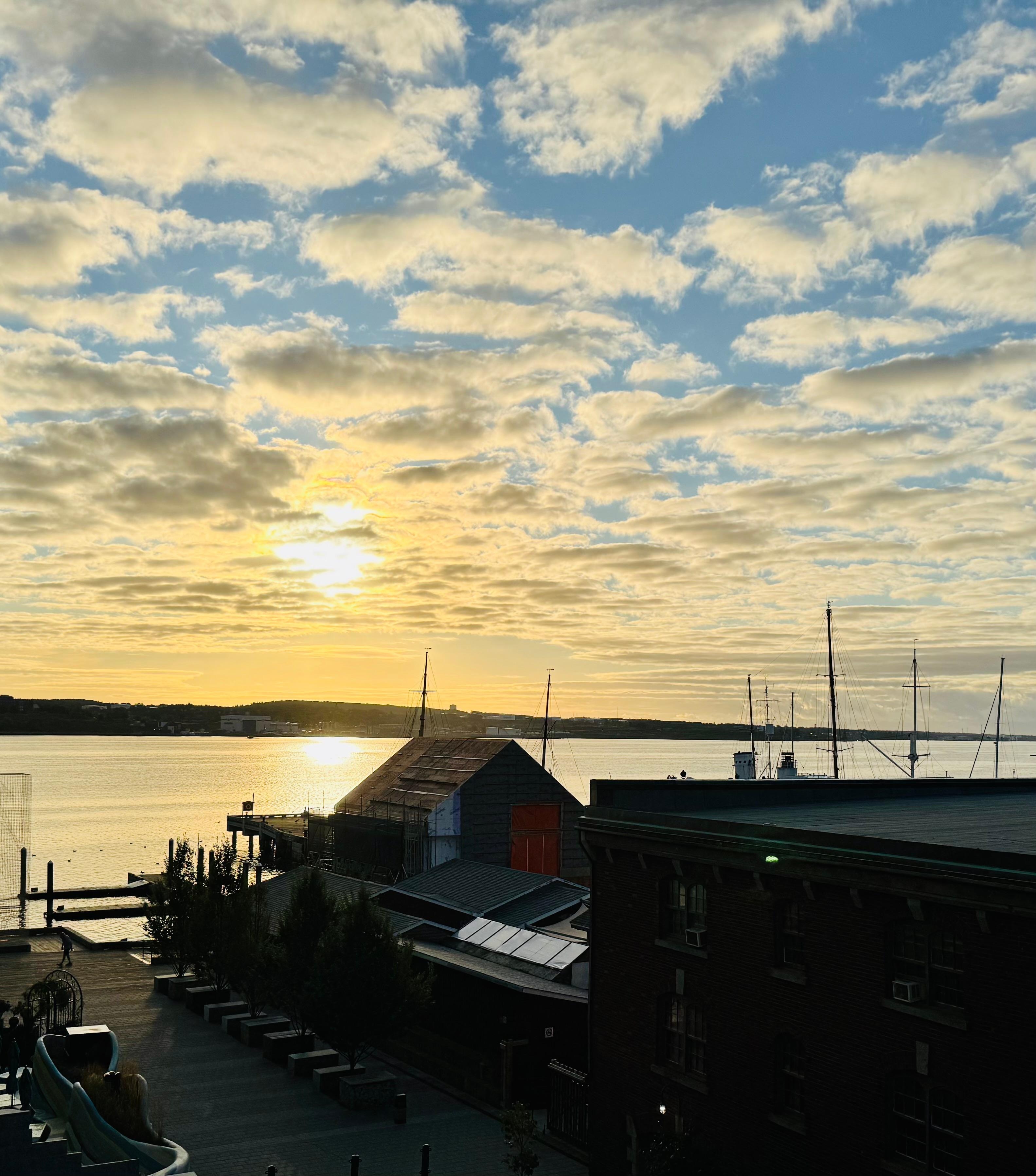 Balcony view sunrise 1