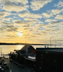 Balcony view sunrise 1