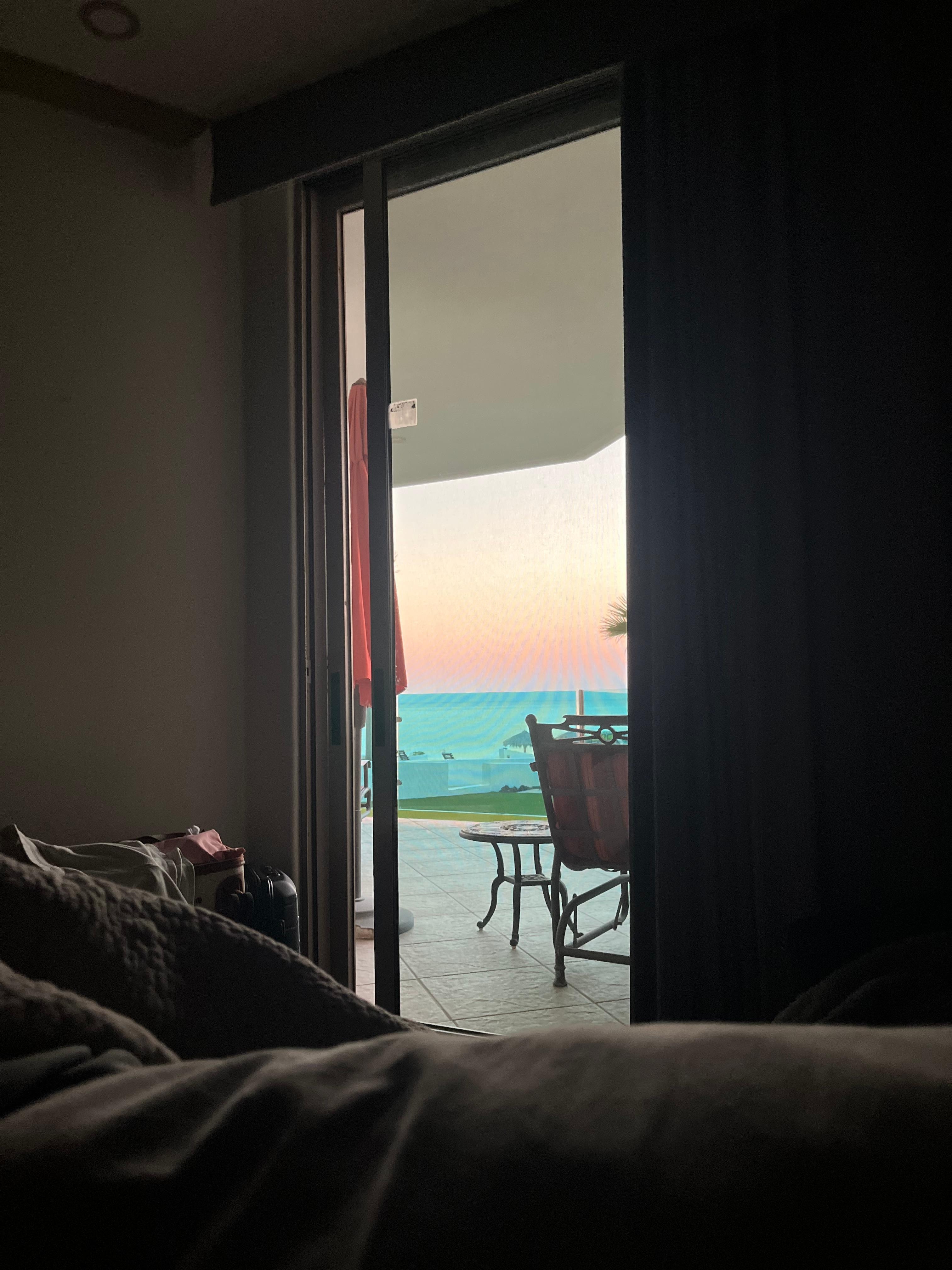 Sunrise from the main suite