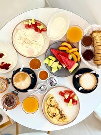 Included breakfast.