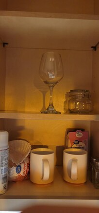 No drinking glasses