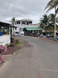 The outside of hotel