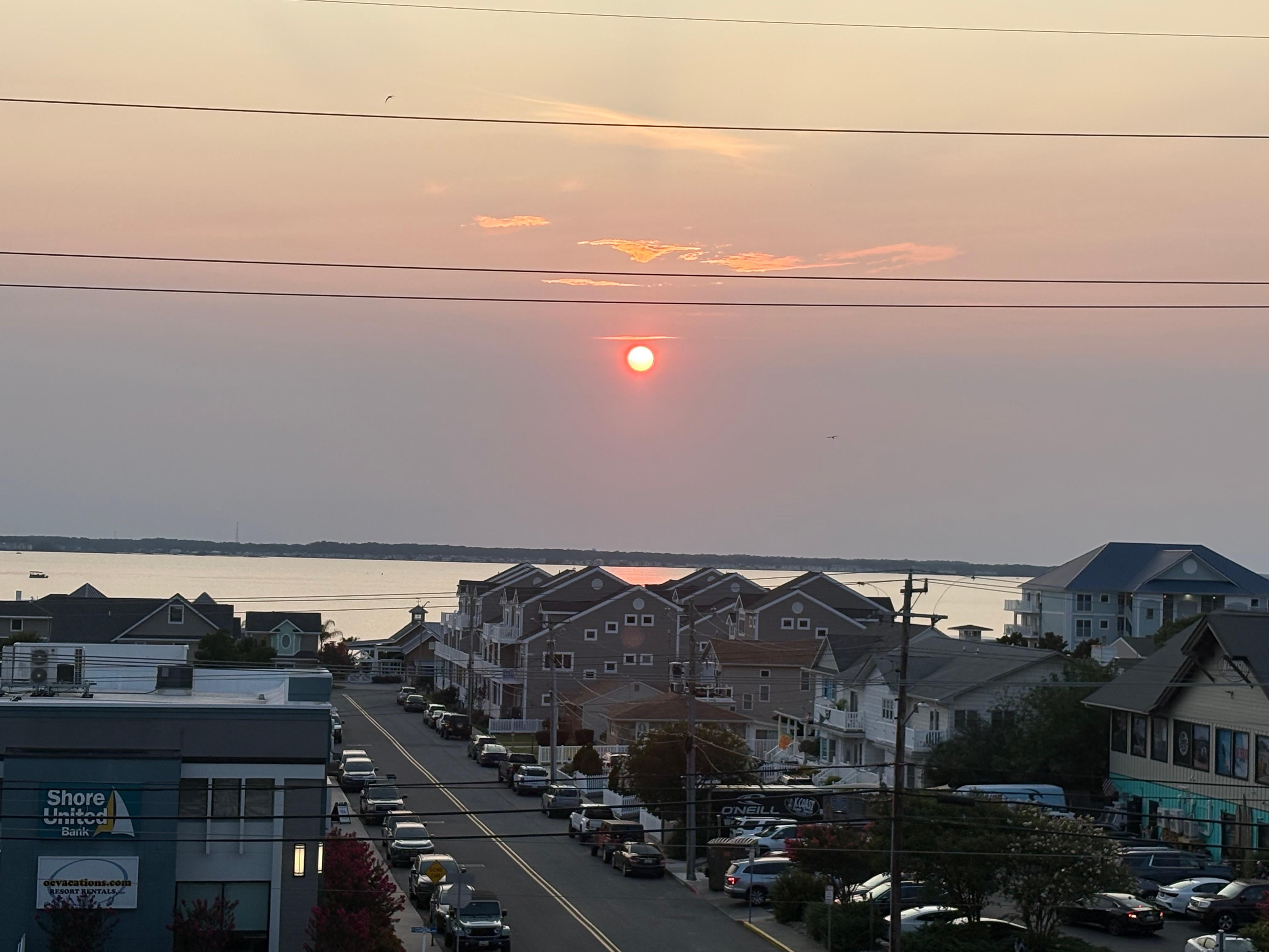 Sunset from our balcony 