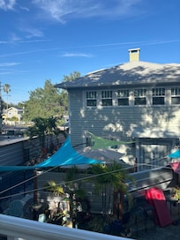 View from our little balcony