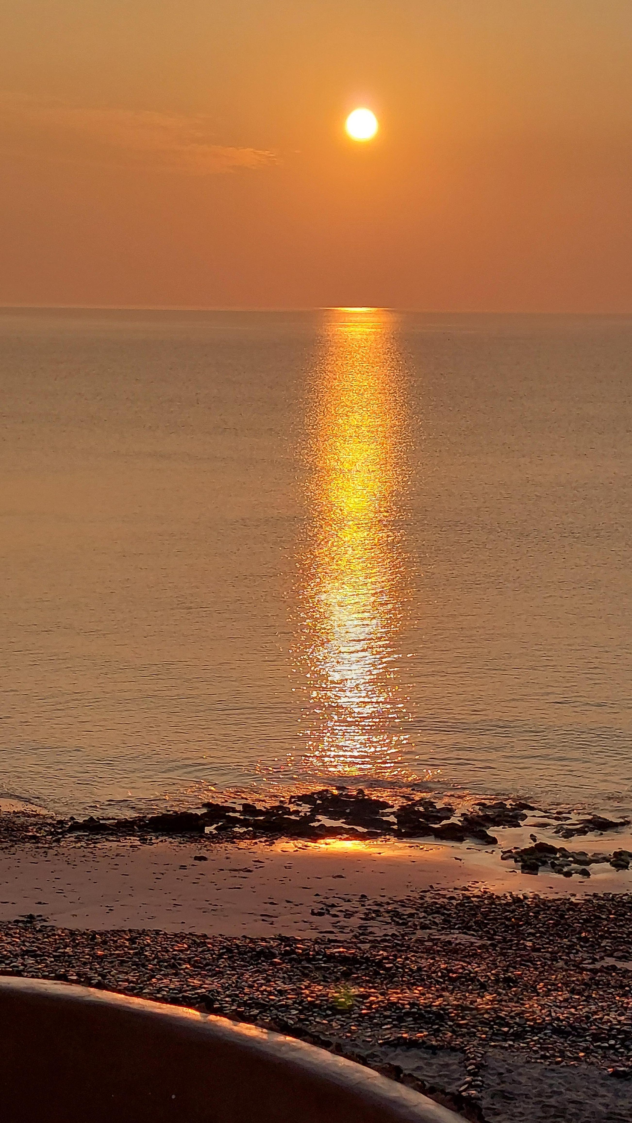 Beautiful sunrises from our ocean view apartment