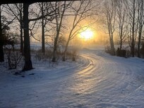 Warm Morning Sunrise from the deck