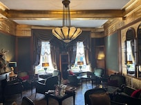 Cosy lounge with lots of character.