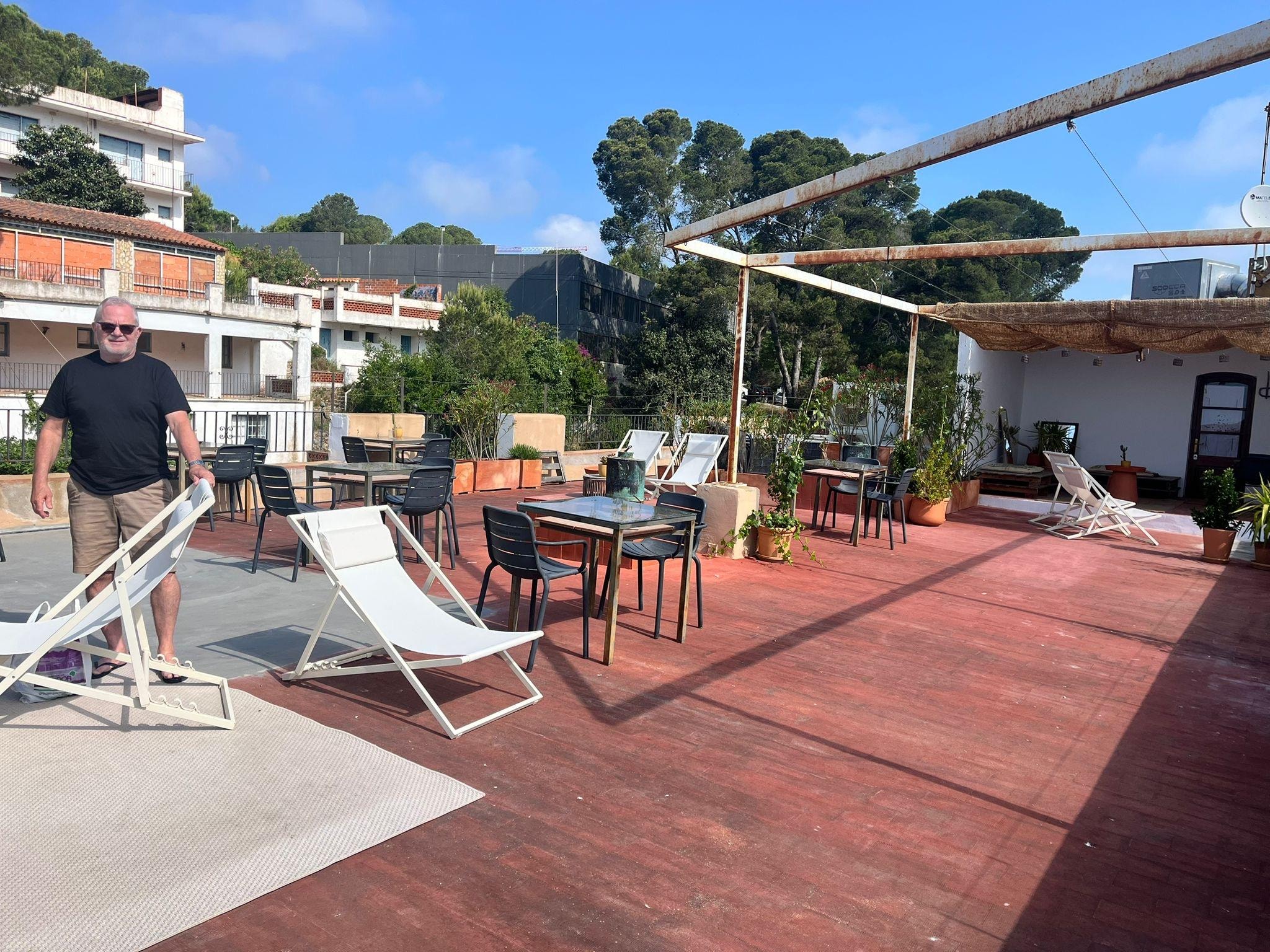 Roof terrace