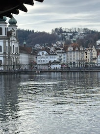 View towards hotel across lake (hotel not visible)
