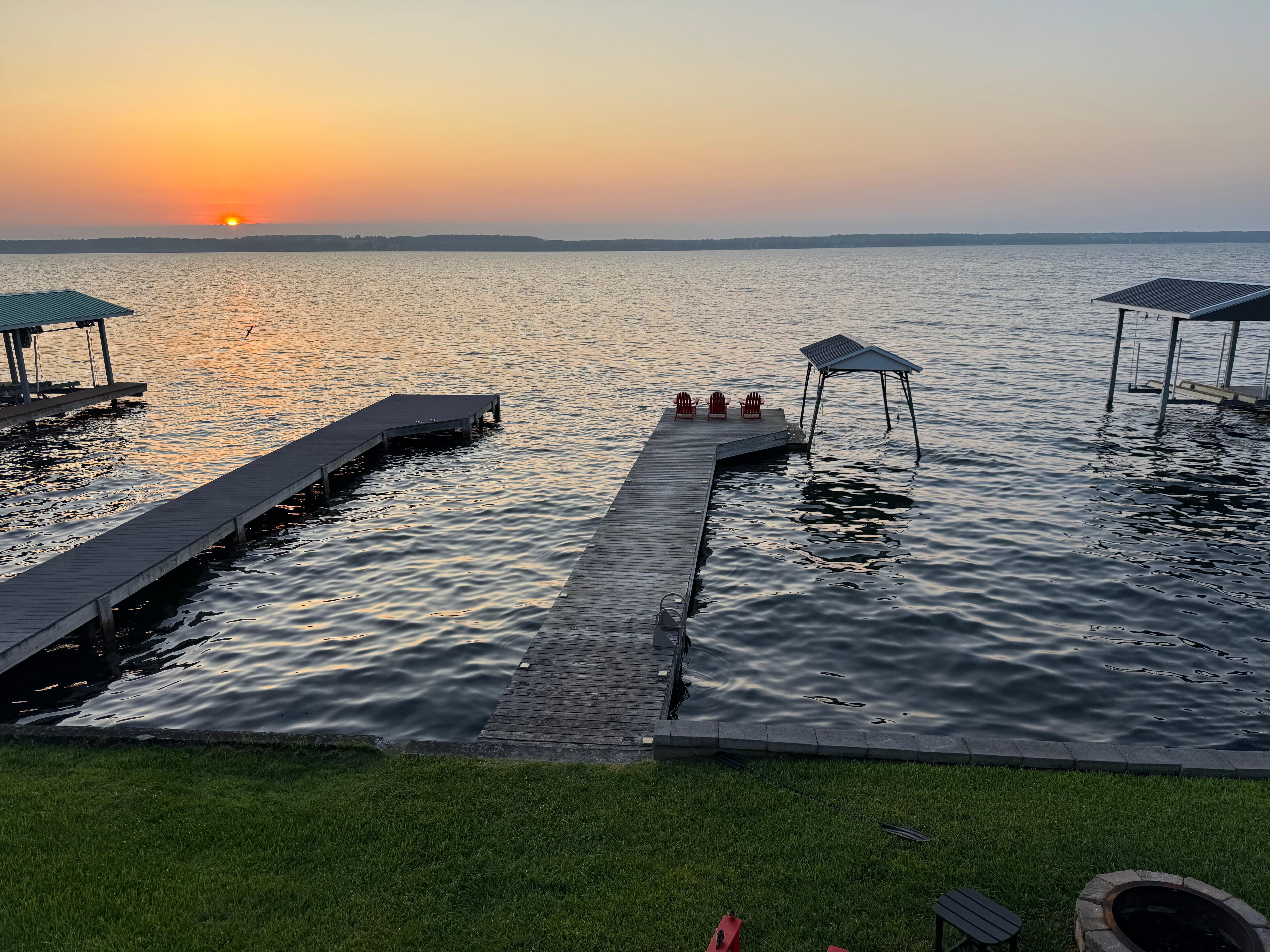 early morning coffee view 