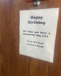 Surprise bday from staff for my son