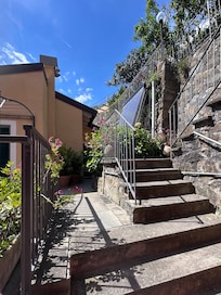 Steps up to our apartment