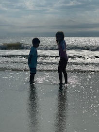 Early morning at the beach