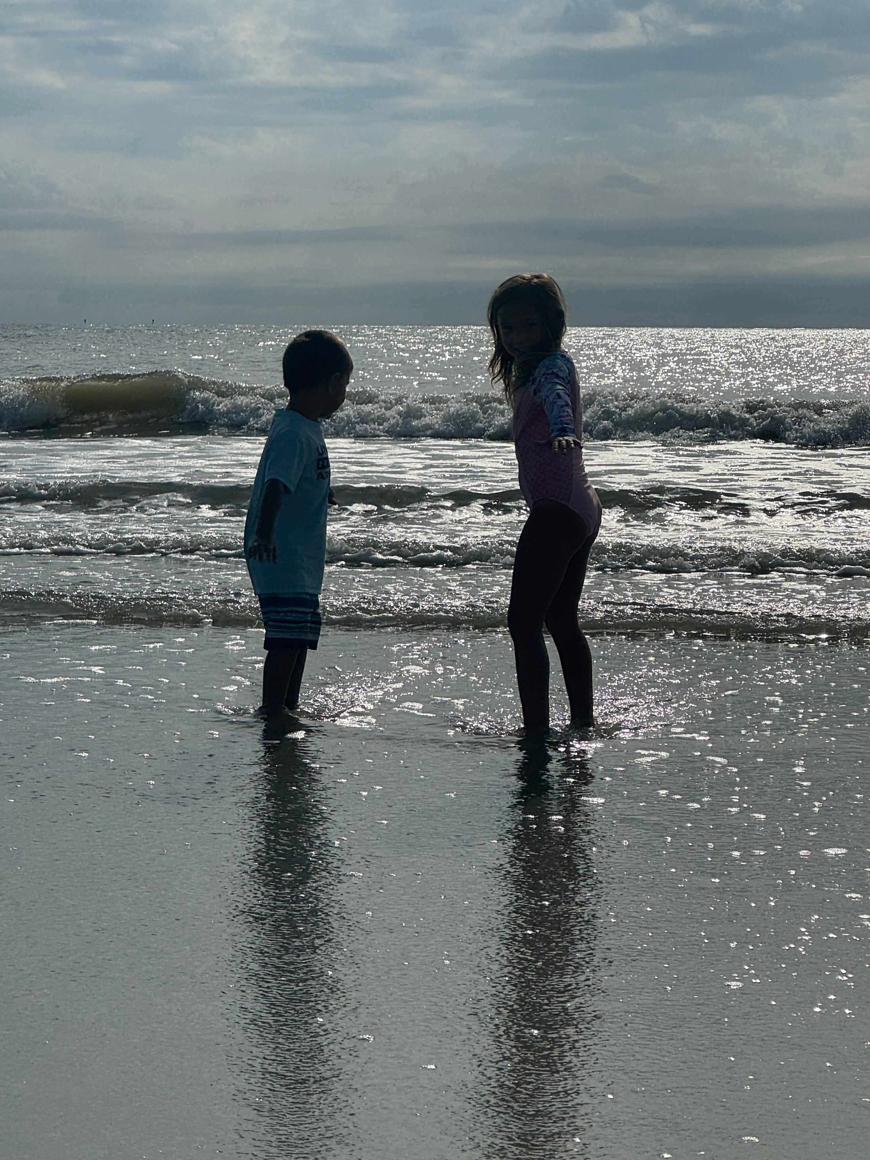 Early morning at the beach