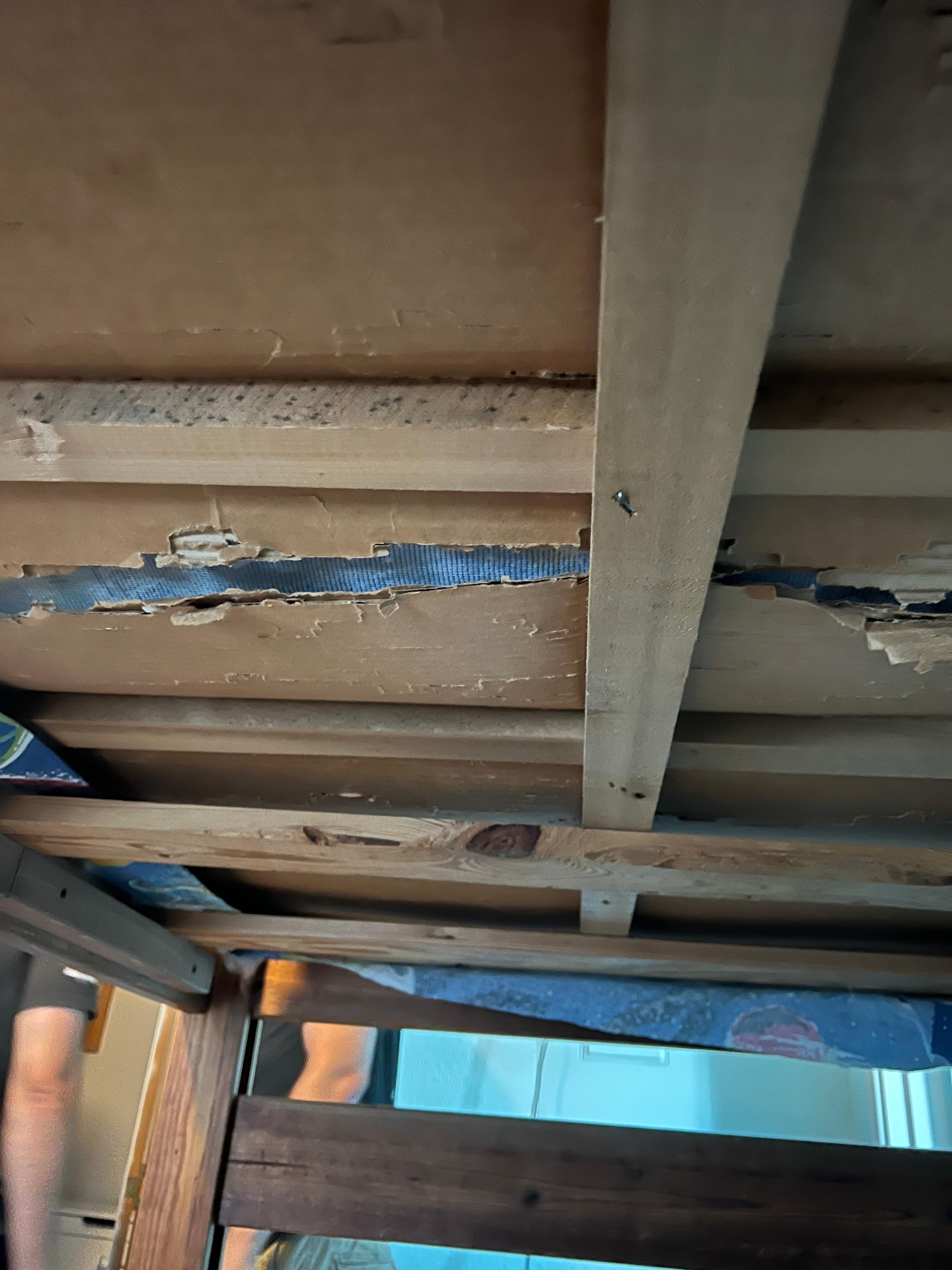 Broken Bunk Bed on Left side