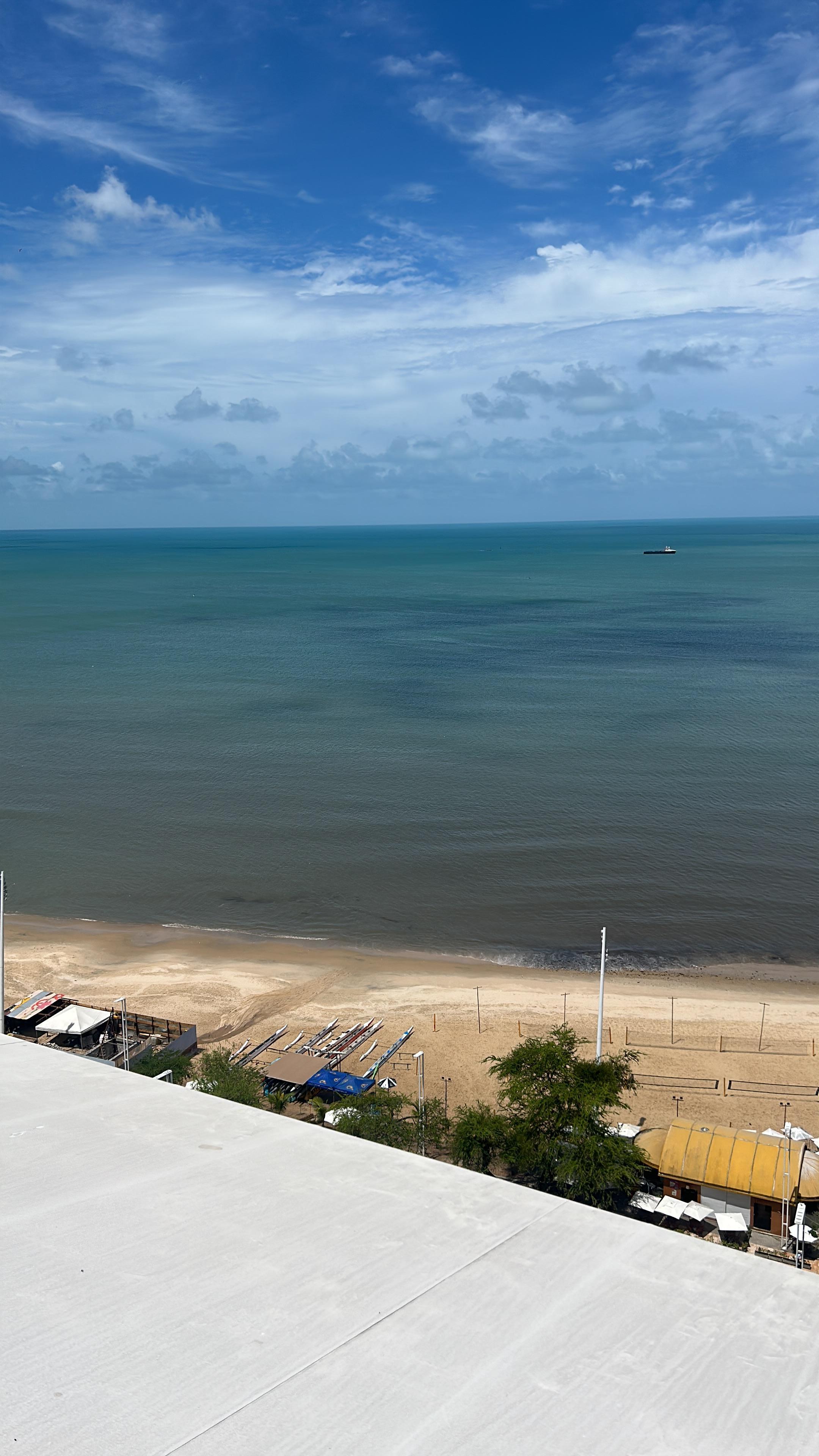 Vista após um dia intenso de chuvas 