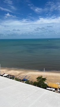 Vista após um dia intenso de chuvas