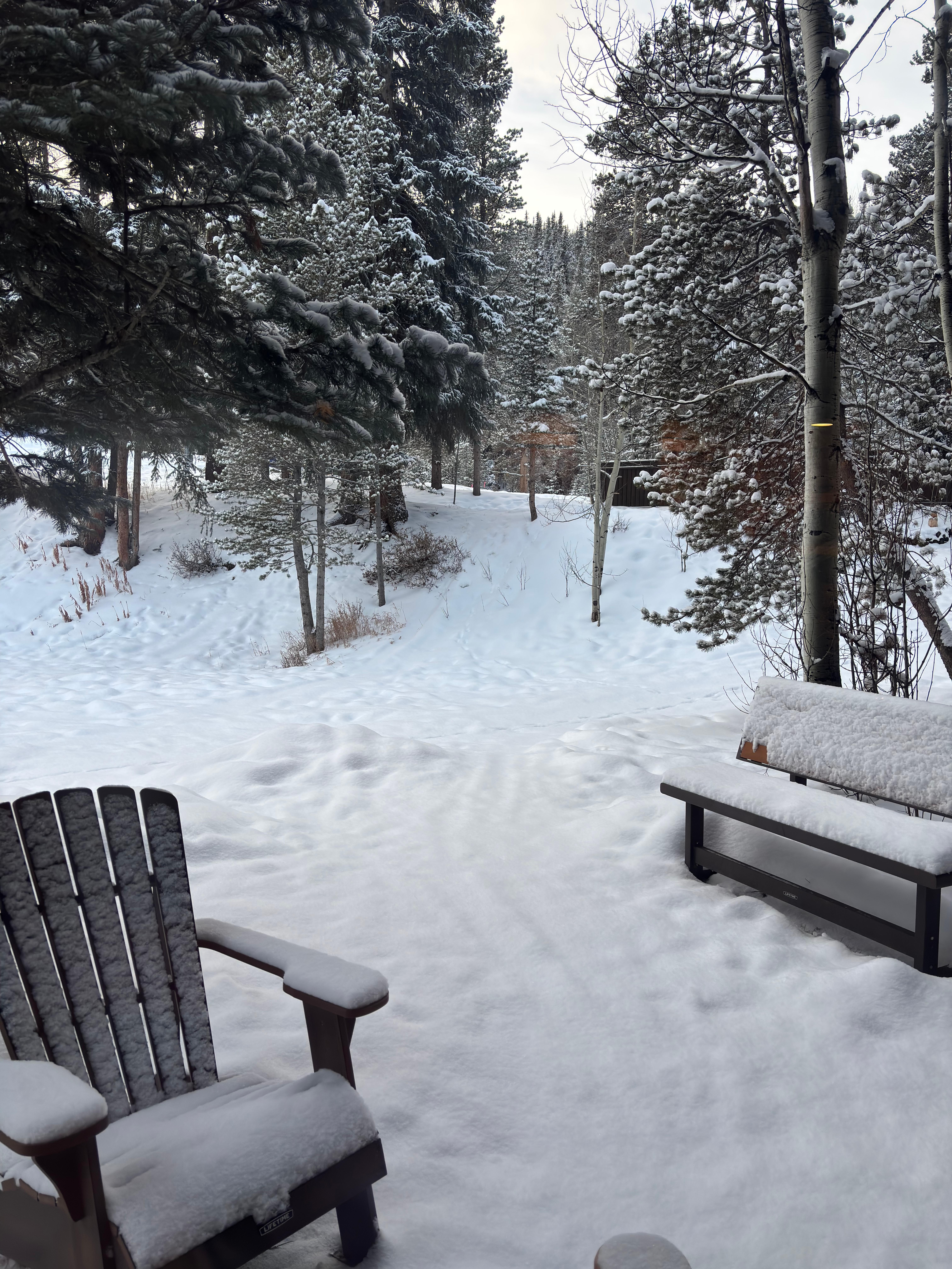 Back door entrance to condo