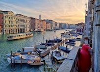 Foto dal balcone della sala colazione