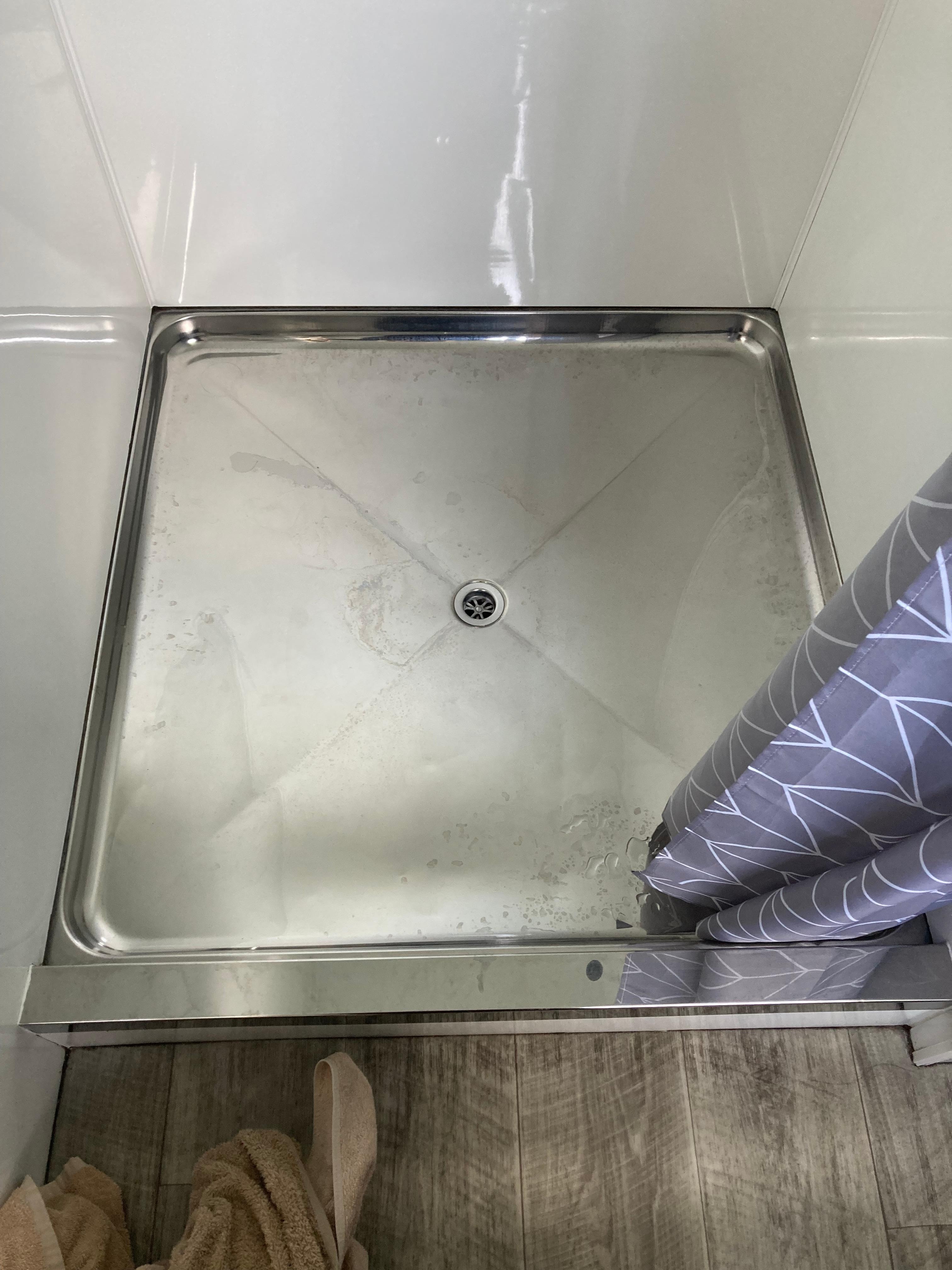 Shower floor became very slippery in the wet…