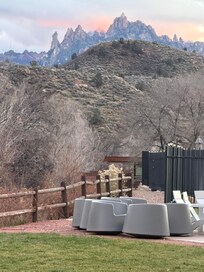 View of the swimming pool